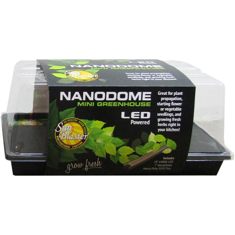 Nanodome Mini Greenhouse Kit with 18" Prismatic Lens LED