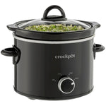 Manual Slow Cooker - Black, 2 Qt