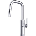 Siete Single Handle Pull-Down Kitchen Faucet - Chrome