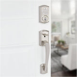 Prescott / Katella SmartCode Electronic Handleset - with Keypad, Satin Nickel