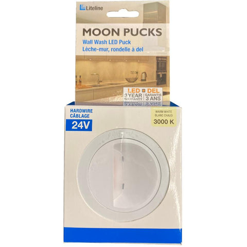 Moon Puck Wall Wash LED Puck Light Fixture - Warm White