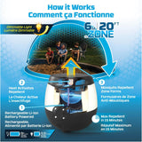 EL55 Rechargeable Mosquito Repeller and Glow Light