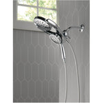 HydroRain 4 Setting Handheld & Wall 2 in 1 Showerhead - Chrome