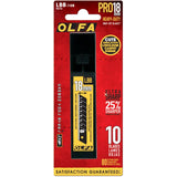 Olfa 9070 LBB-10B 18mm UltraSharp Black Snap-Off Heavy-Duty Blade, 10-Pack