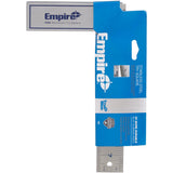 Empire 122 Tri Square Heavy Duty Stainless Steel, True Blue