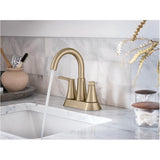 Mikah Two Handle Centerset Lavatory Faucet - Bronzed Gold