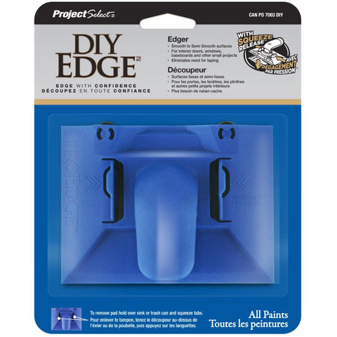 DIY Flocked Foam Edger