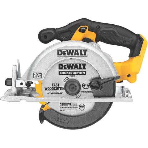 DEWALT 6-1/2-Inch 20V MAX* Circular Saw, Tool Only (DCS391B)