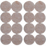 1" Round Heavy Duty Felt Pads - 16 Pack