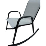 Stackable Steel Rocking Chair - Taupe