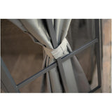 10' x 12' Savion Polycarbonate Gazebo - with Mosquito Net