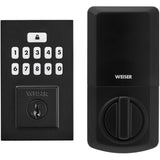 SmartCode Electronic Keypad Deadbolt - Matte Black