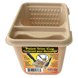 Plastic Paint Trim Cup - with Brush Holder