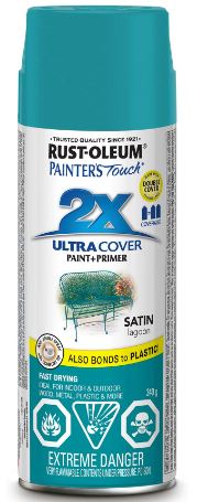 Painter's Touch 2X Ultra Cover Satin in Lagoon, 340g