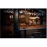 15.75" Hanging Solar Sphere - 120 Warm White LED lights