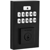 SmartCode Electronic Keypad Deadbolt - Matte Black