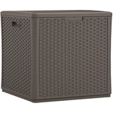 Resin Storage Deck Box - 8 Cu. Ft, Stoney