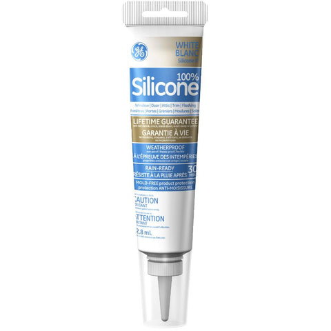 Multi Purpose Silicone II Sealant - White, 82.8 ml