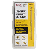 GRK FTHS8318HP Trim Handy FIN 8 by 3-1/8-Inch Head Screws, 100 Screws per Package