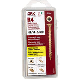 GRK 772691021731 12/14 by 5-Inch 5/8 Containing Equal to 50 Screws R4 Handy Pack, 1-Pack