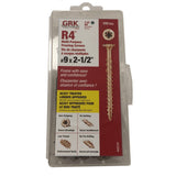 GRK R4 HandyPak Multipurpose Screws, 9 by 2-1/2-Inch, 100-Count