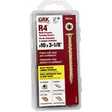 GRK R4 HandyPak Multipurpose Screws, 10 by 3-1/8-Inch, 100-Count