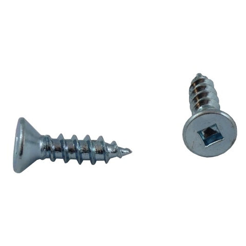 10 Pack #10 x 3/4" Flat Head Socket Zinc Plated Wood Screws