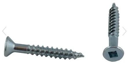 10 Pack #6 x 1" Flat Head Socket Zinc Plated Wood Screws