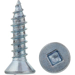 10 Pack #4 x 1/2" Flat Head Socket Zinc Plated Wood Screws