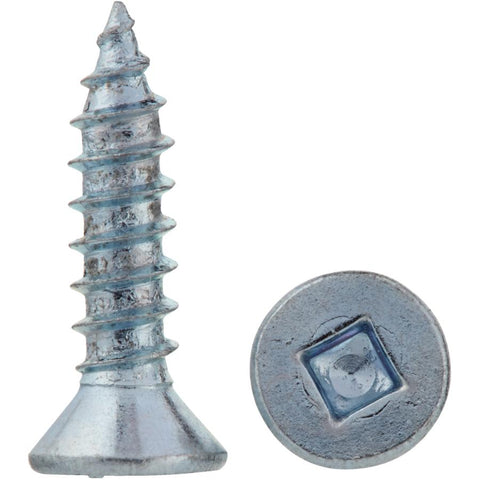 10 Pack #4 x 1/2" Flat Head Socket Zinc Plated Wood Screws