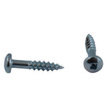 10 Pack #10 x 1" Zinc Plated Round Head Socket Wood Screws