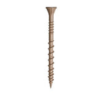 100 Pack #10 4" High Performance Tan Deck Screws