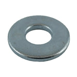 10 Pack 1/4" Zinc Plated SAE Flat Washers