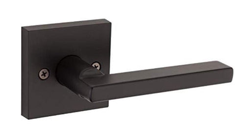 Weiser Modern Halifax Dummy Door Lever in Matte Black