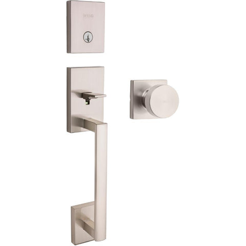 Satin Nickel San Clemente/Cambie Smart Key Entrance Gripset