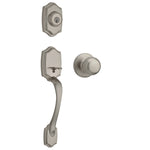 Weiser SmartKey Residential Single-Lock Keyed Door Handleset, Satin Nickel