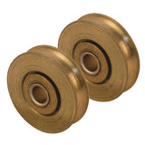 Prime-Line Products D 1502 Sliding Door Roller, 1-1/4-Inch Steel Ball Bearing with 1/4-Inch Hole, 2-Pack