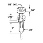 Top Pivot Bi-Fold Door Guide Hardware