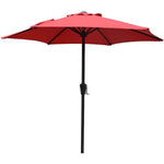 INSTYLE OUTDOOR 7' Crank Market Umbrella - Salsa