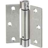 Richelieu Hardware - 5821NBR - Full Mortise Adjustable Spring Hinge - Brushed Nickel Finish