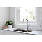 Siete Single Handle Pull-Down Kitchen Faucet - Chrome