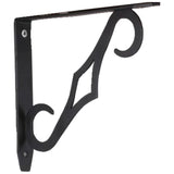 John Sterling RP-0090-10BK Colonial Shelf Bracket, 10-Inch, Black