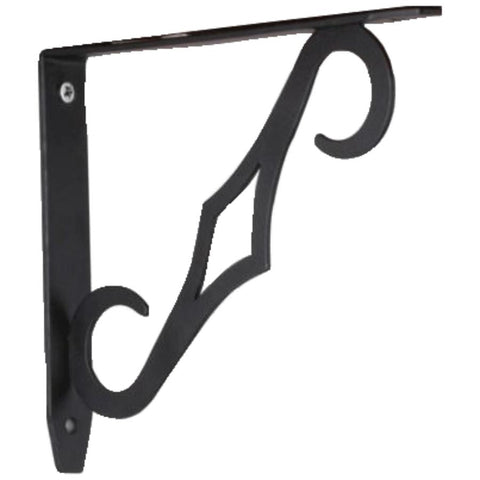 John Sterling RP-0090-10BK Colonial Shelf Bracket, 10-Inch, Black