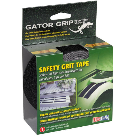 Incom Manufacturing RE3951 2" X 15' Black Anti-Slip Safety Grip Tape