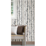 WallPops NU1650 Birch Tree Peel and Stick Wallpaper, Multi-Color