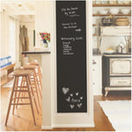 NuWallpaper NU2220 Vintage Chalkboard Peel and Stick Wallpaper, Black