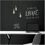 NuWallpaper NU2220 Vintage Chalkboard Peel and Stick Wallpaper, Black