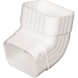 EURAMAX CANADA M0627 Traditonal White Aluminum Elbow