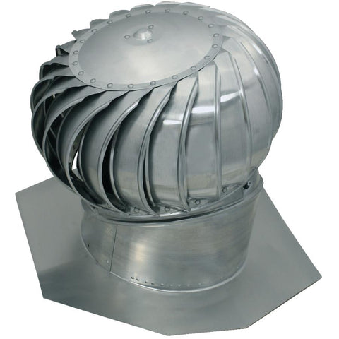 12" Mill Aluminum Turbine Vent