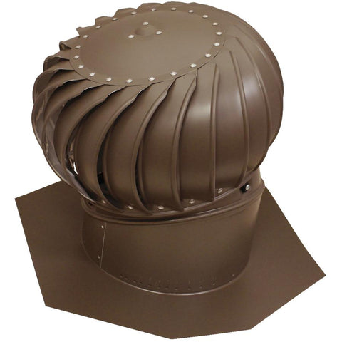 12" Brown Aluminum Turbine Vent